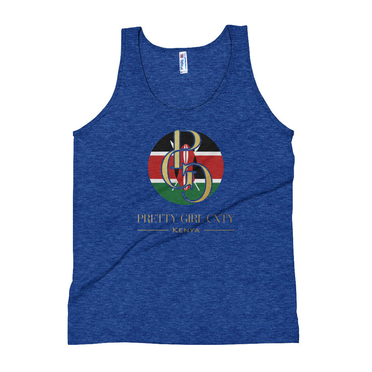 G/C Unisex Tri-Blend Tank Top Kenya Gold