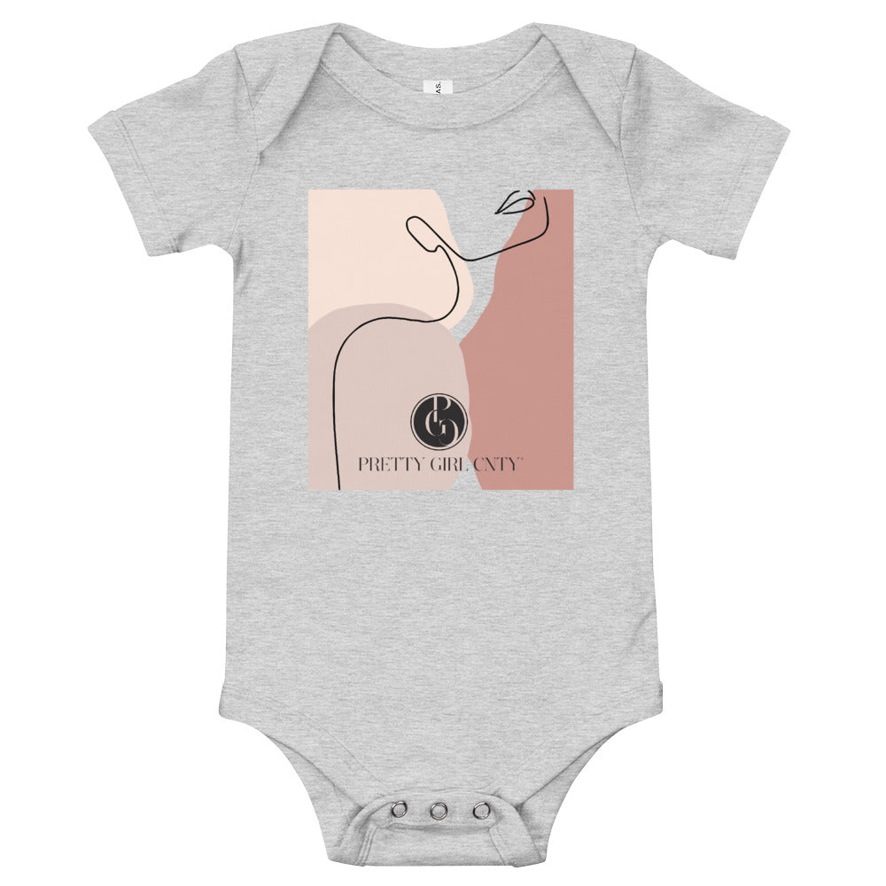 S/C Short sleeve baby bodysuit Palette of Beauty