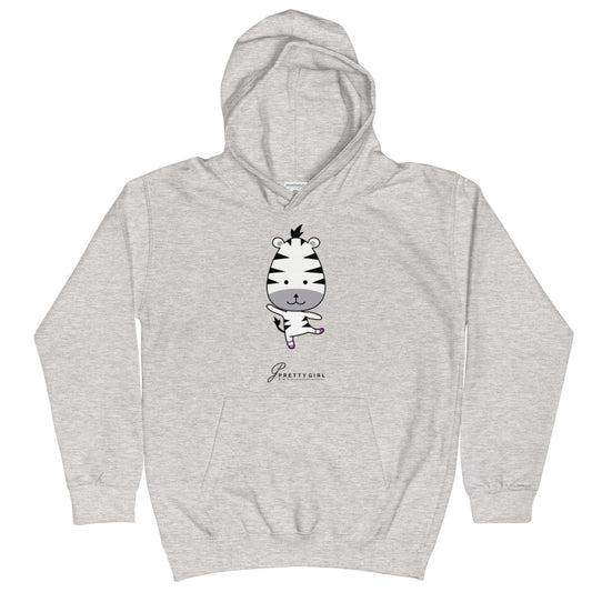 B/C Kids Hoodie Cartoon Zebra