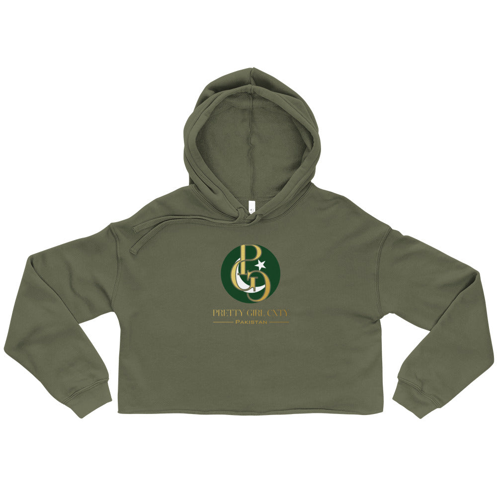 G/C Women’s Crop Hoodie Pakistan Gold