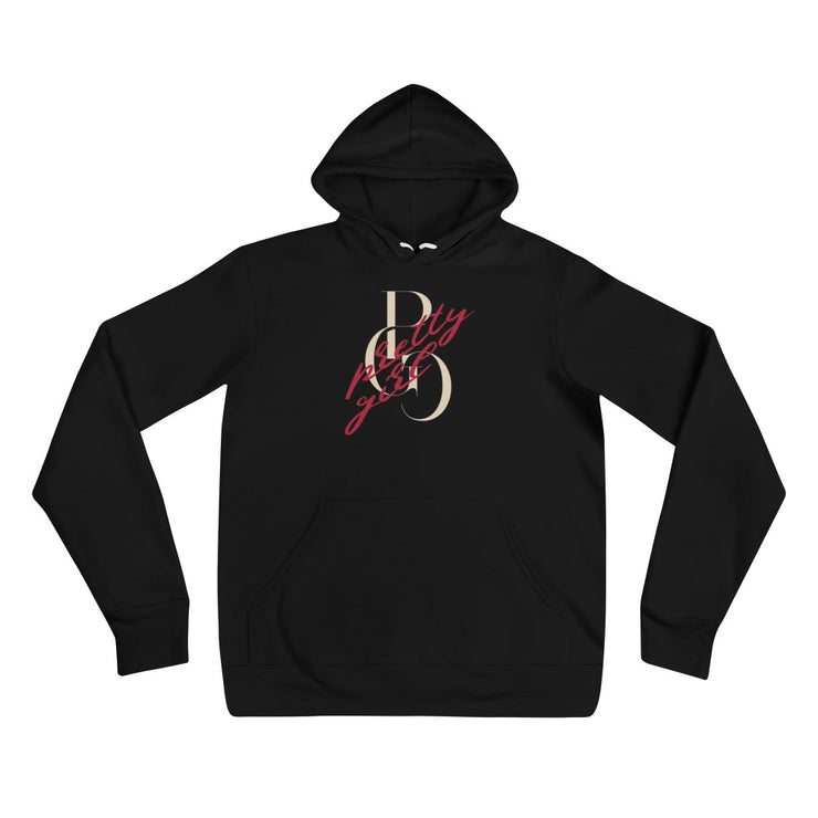 S/C Unisex Hoodie Vandal Logo Beige