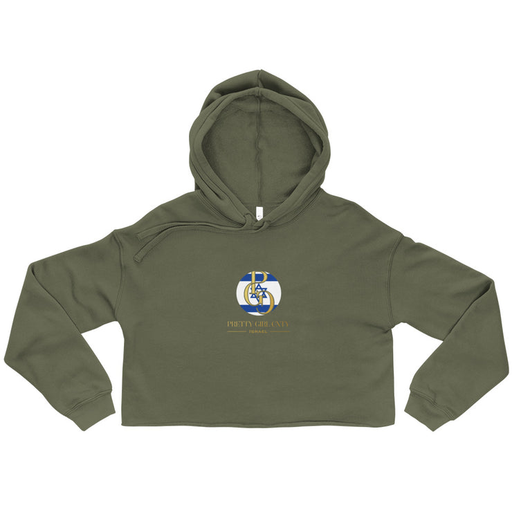 G/C Women’s Crop Hoodie Israel Gold