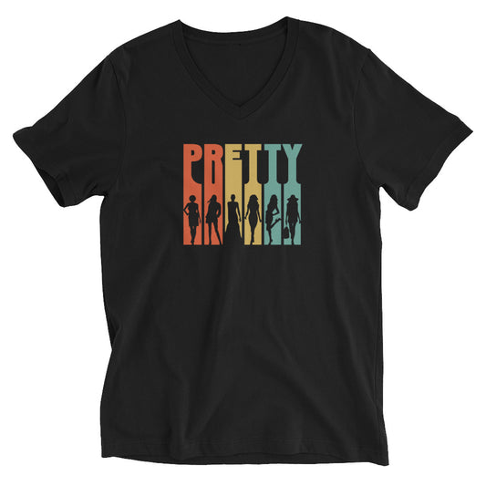 S/C Unisex Short Sleeve V-Neck T-Shirt  Pretty Collective