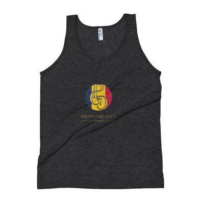 G/C Unisex Tri-Blend Tank Top Chad Gold