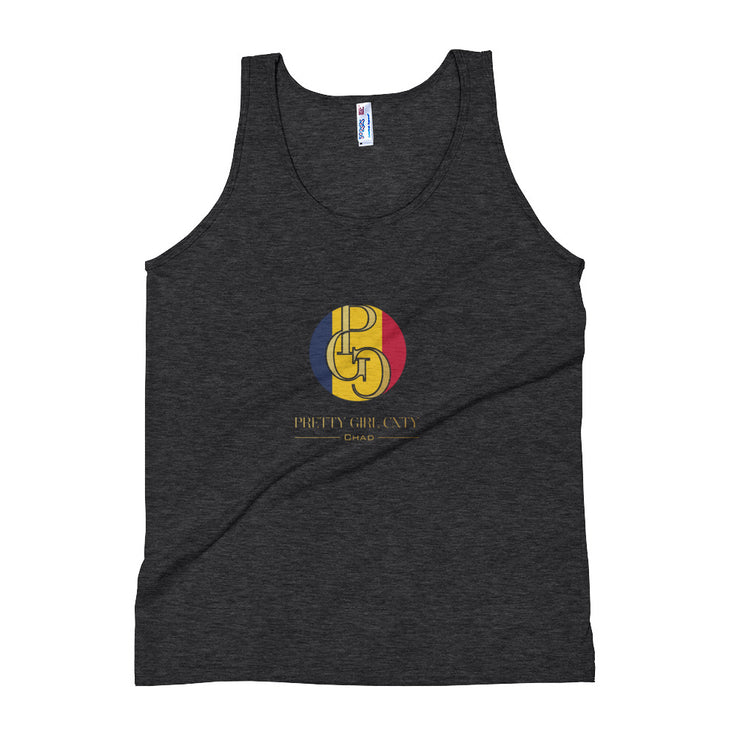 G/C Unisex Tri-Blend Tank Top Chad Gold