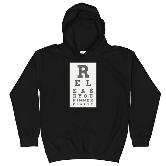S/C Kids Hoodie Eye Chart Grey