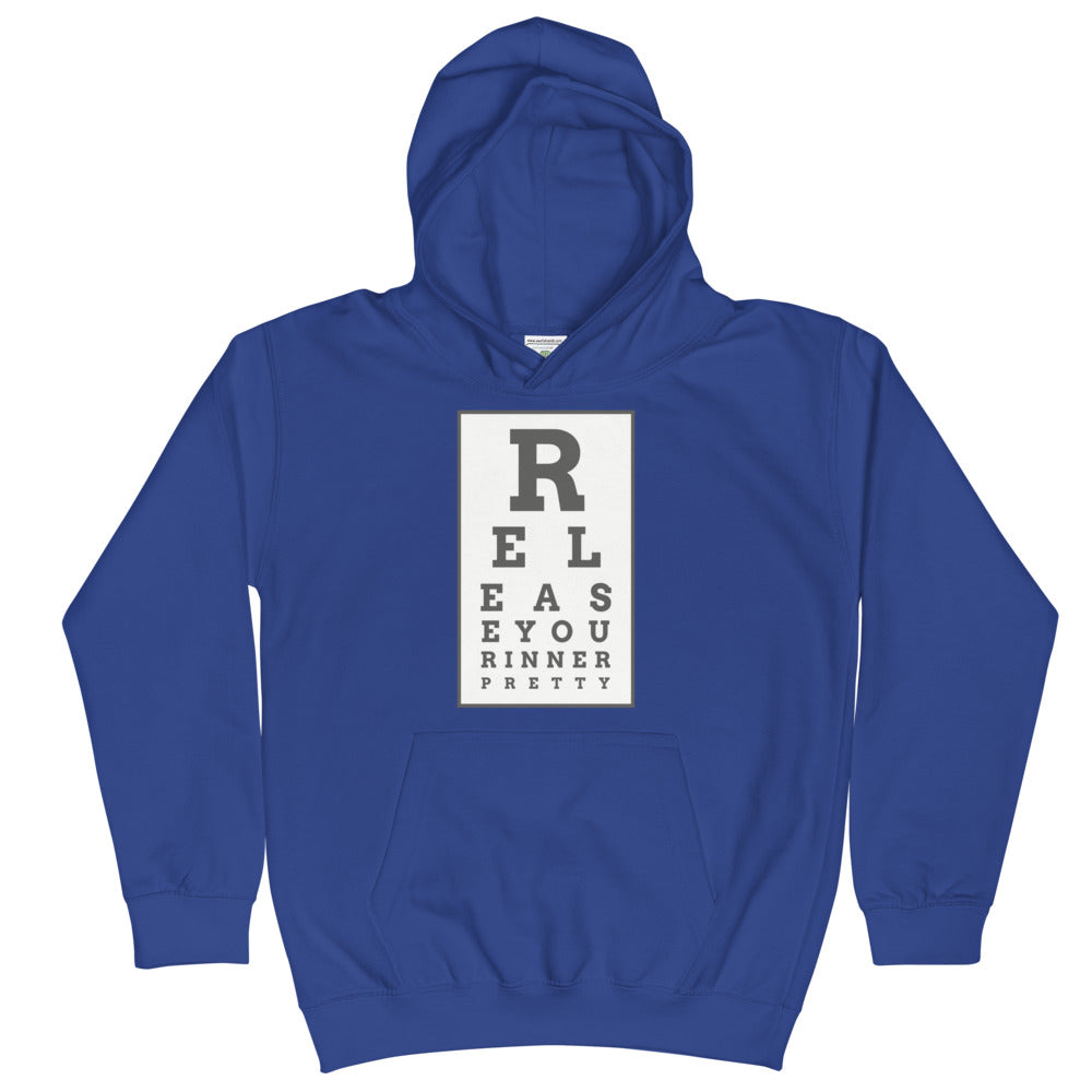 S/C Kids Hoodie Eye Chart Grey