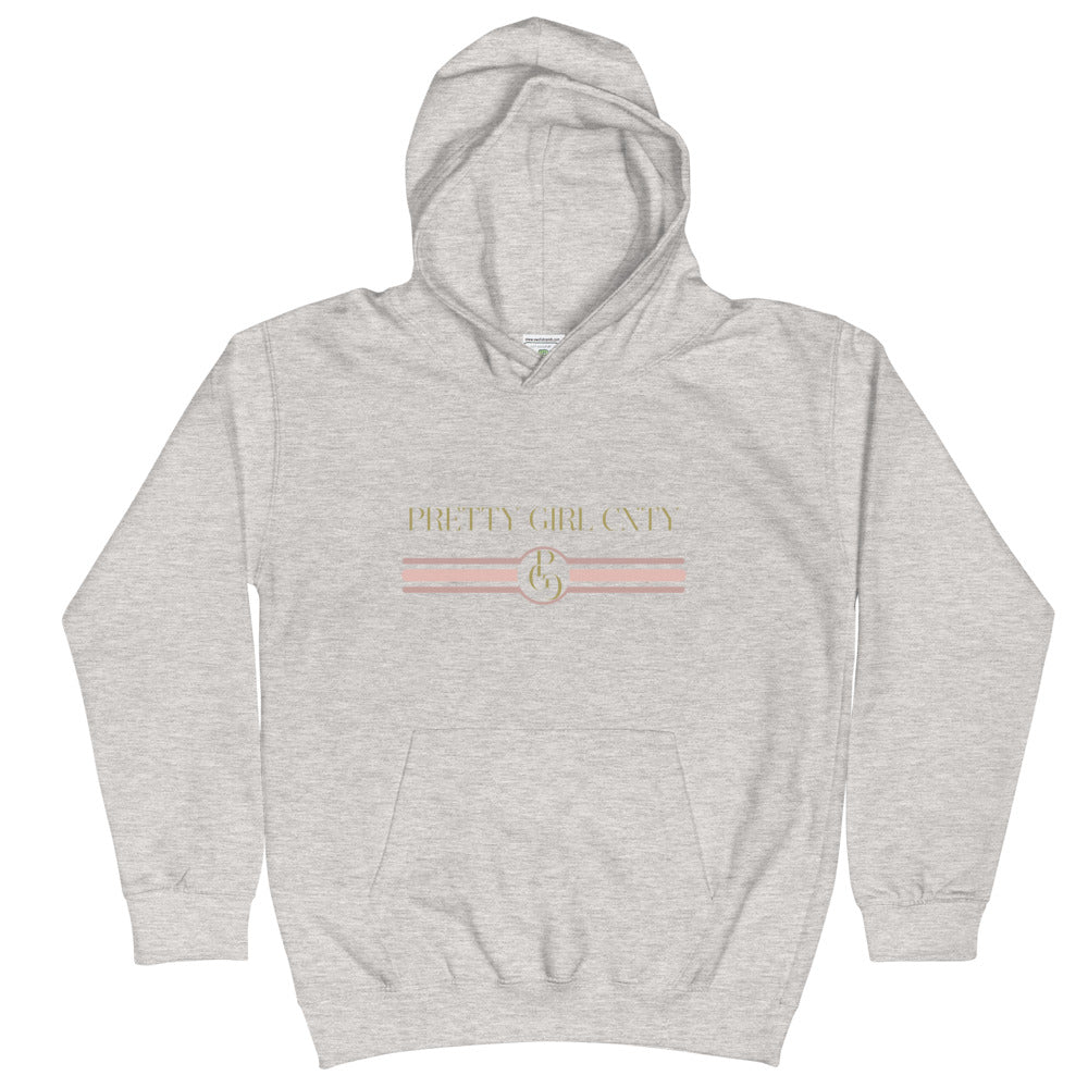 S/C Kids Hoodie Stripes Pink