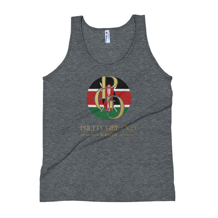 G/C Unisex Tri-Blend Tank Top Kenya Gold