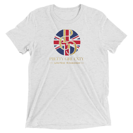 G/C Short-Sleeve Unisex Tri-Blend T-shirt U.K. Gold