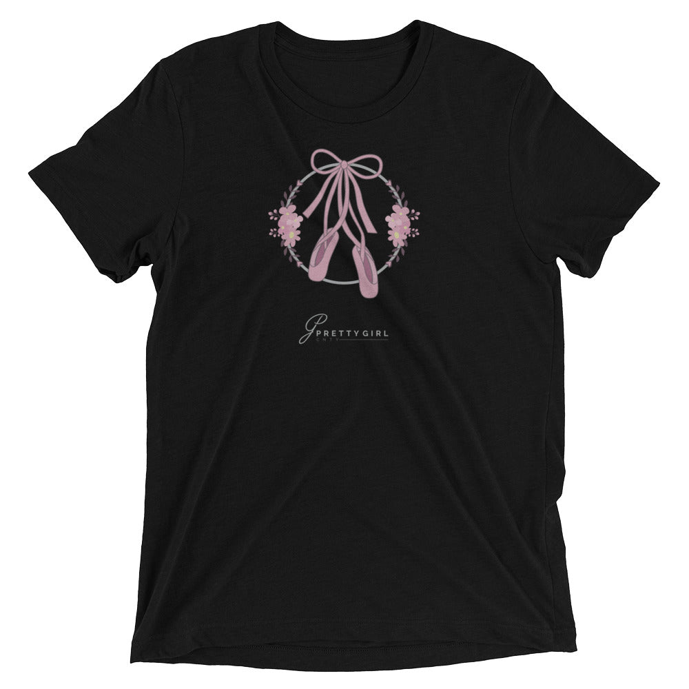 B/C Short-Sleeve Unisex Tri-Blend T-shirt Ballet Shoes LT