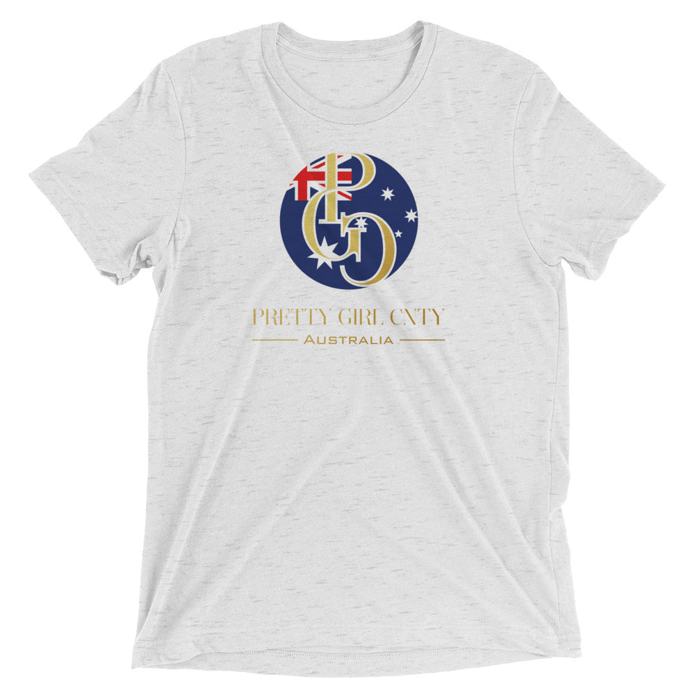 G/C Short-Sleeve Unisex Tri-Blend T-shirt Australia Gold