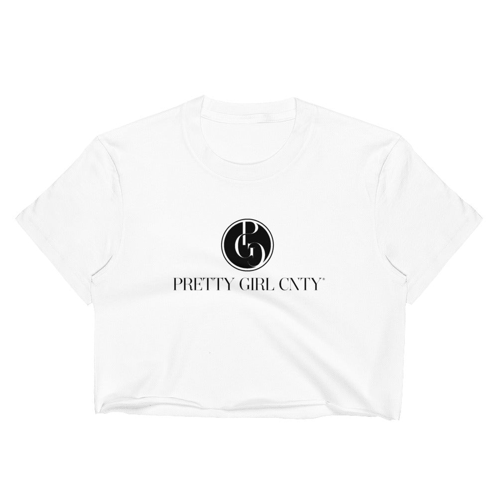 S/C Women's Crop Tee Signature Logo Black
