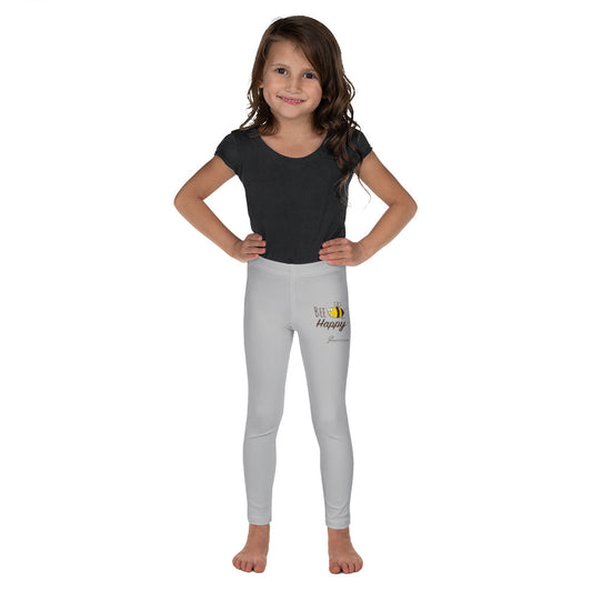 B/C Kid's Light Grey Leggings Cartoon Bee