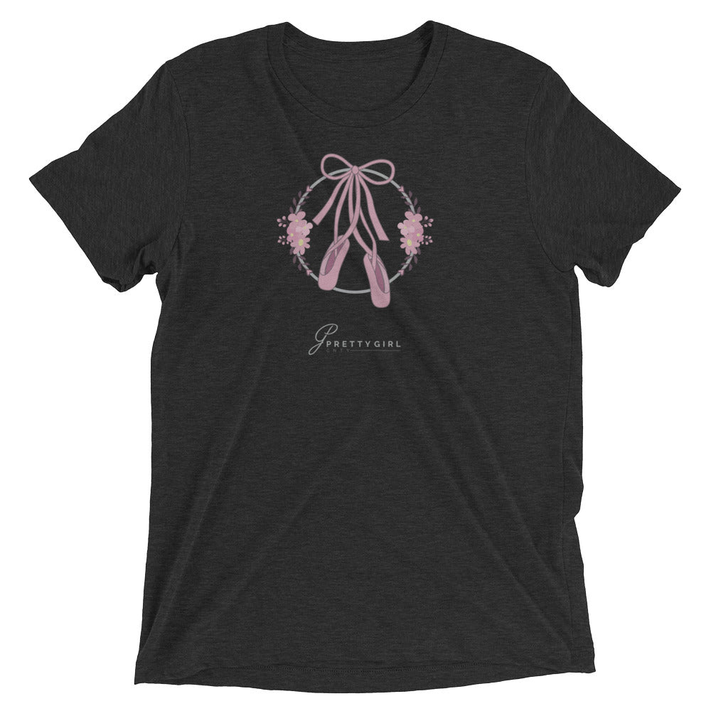 B/C Short-Sleeve Unisex Tri-Blend T-shirt Ballet Shoes LT