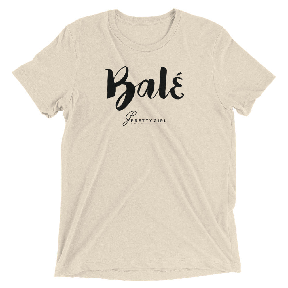 B/C Short-Sleeve Unisex Tri-Blend T-shirt Bale Black