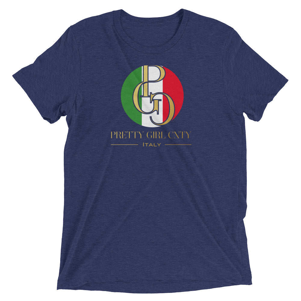 G/C Short-Sleeve Unisex Tri-Blend T-shirt Italy Gold