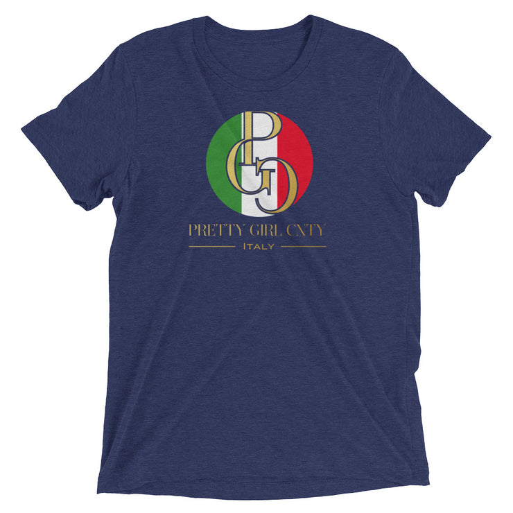G/C Short-Sleeve Unisex Tri-Blend T-shirt Italy Gold