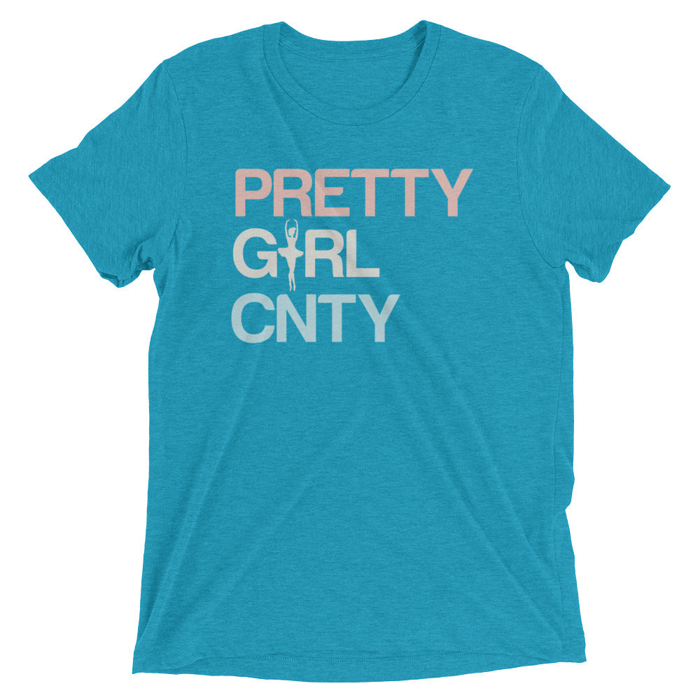 B/C Short-Sleeve Unisex Tri-Blend T-shirt Ballerina Text PWB
