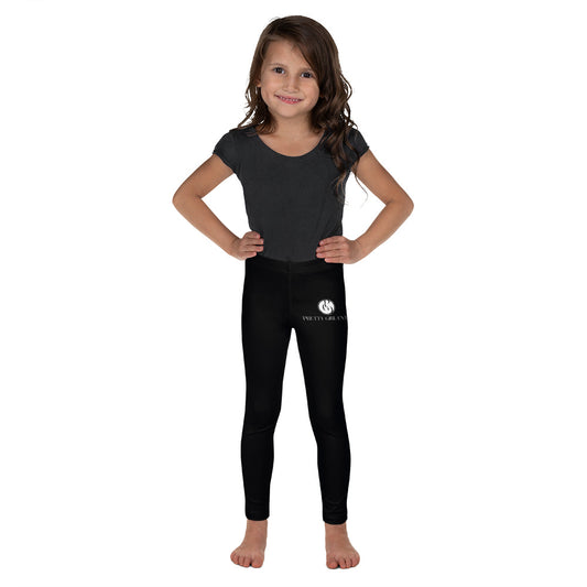 S/C Kid's Black Leggings Signature logo