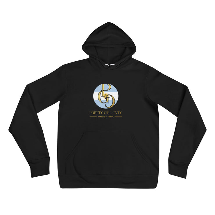 G/C Unisex Hoodie Argentina Gold