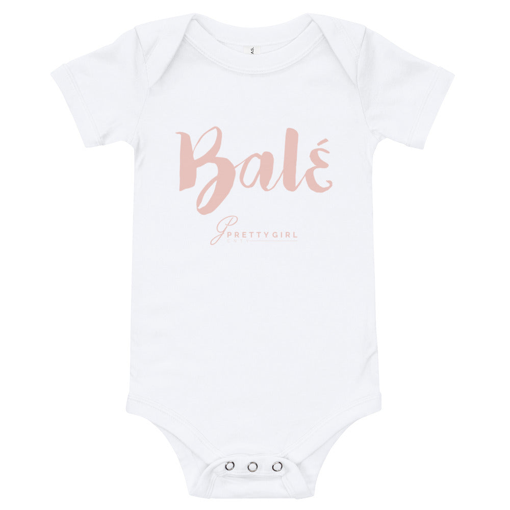 B/C Short sleeve baby bodysuit Bale Pink