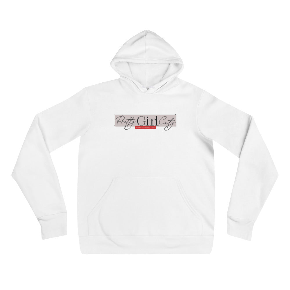 S/C Unisex hoodie Pretty Pink Rectangle