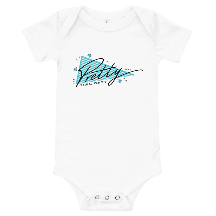 B/C Short sleeve baby bodysuit Triangle of Pretty