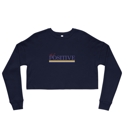 S/C Crop Sweatshirt Think Positive