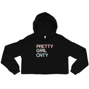 B/C Women’s Crop Hoodie Ballerina Text PWB