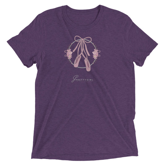 B/C Short-Sleeve Unisex Tri-Blend T-shirt Ballet Shoes LT