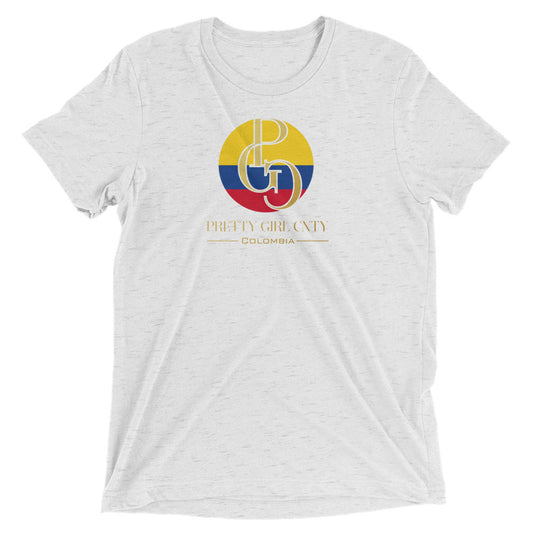 G/C Short-Sleeve Unisex Tri-Blend T-shirt Colombia Gold
