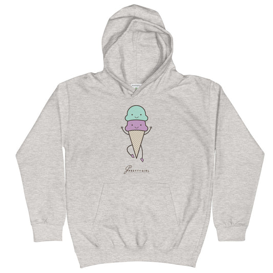 B/C Kids Hoodie Cartoon Ice Cream