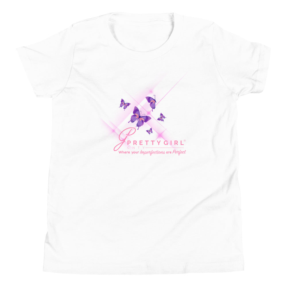 B/C Youth Short Sleeve T-Shirt Butterflies Rising