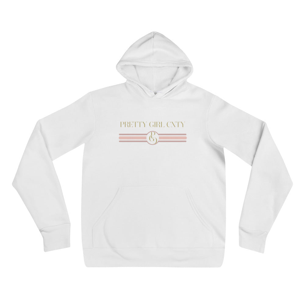 S/C Unisex Hoodie Stripes Pink