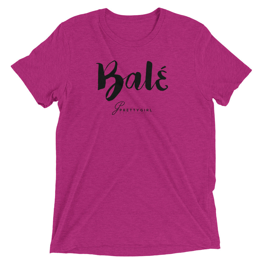 B/C Short-Sleeve Unisex Tri-Blend T-shirt Bale Black