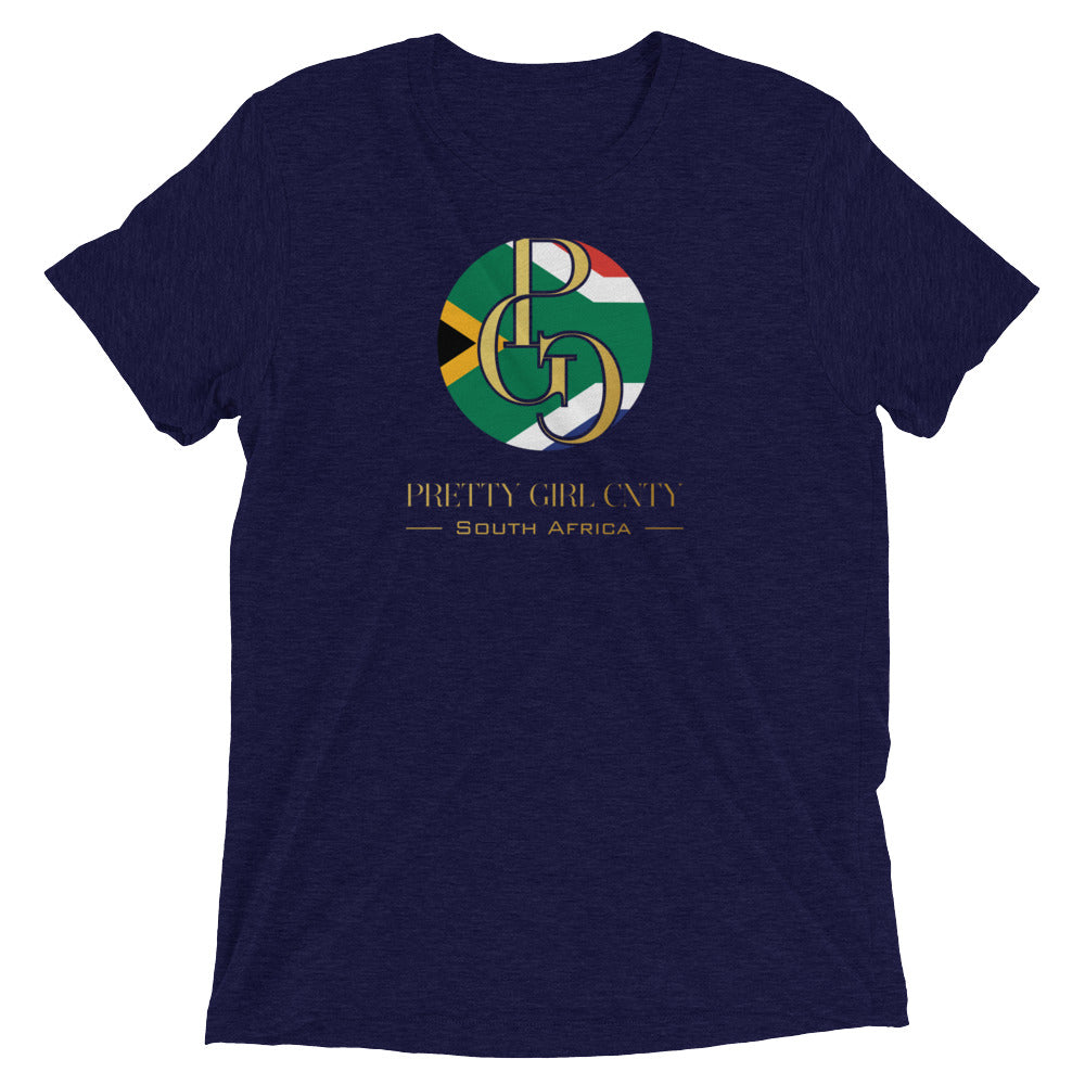 G/C Short-Sleeve Unisex Tri-Blend T-shirt South Africa Gold