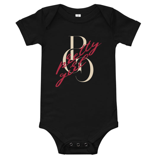 S/C Short sleeve baby bodysuit Vandal Logo Beige