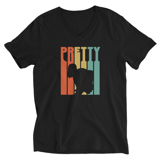 S/C Unisex Short Sleeve V-Neck T-Shirt Pretty Unique
