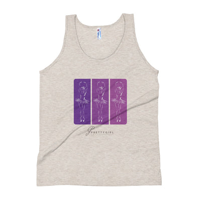 B/C Unisex Tri-Blend Tank Top 3 Ballerinas