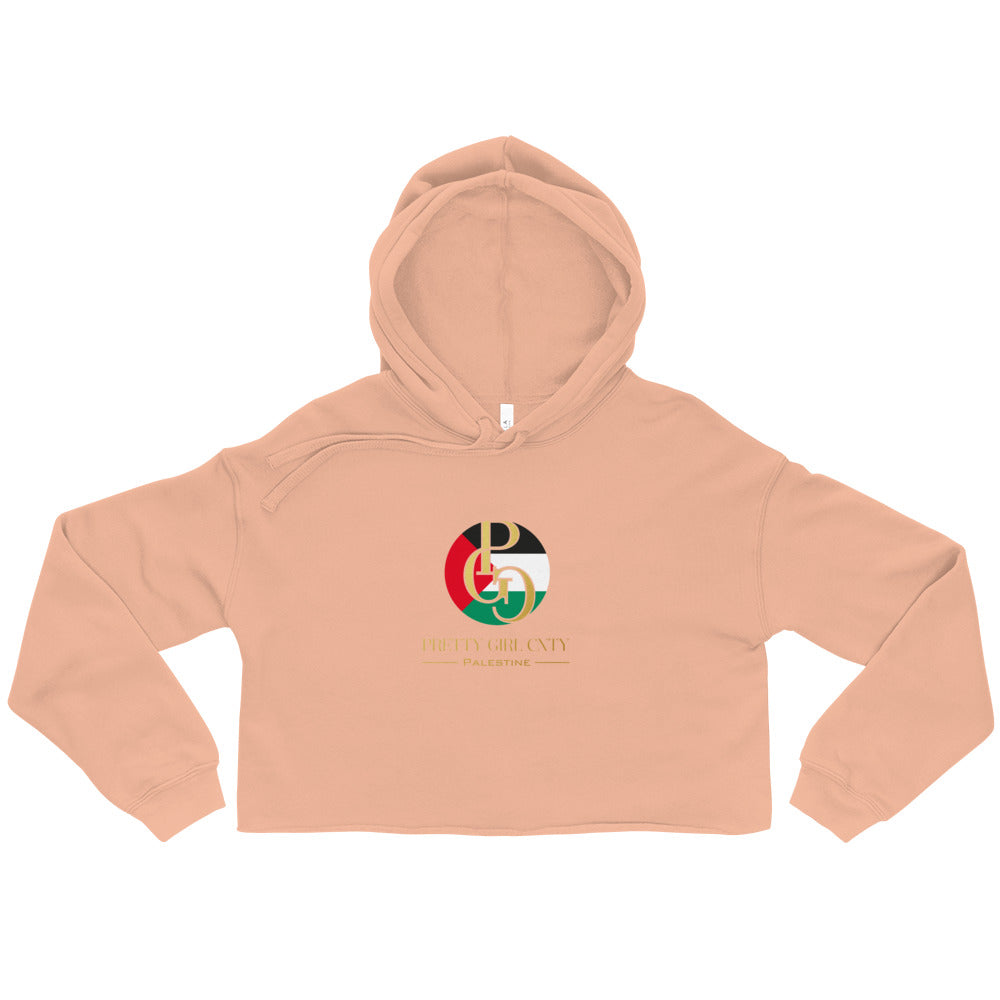G/C Women’s Crop Hoodie Palestine Gold