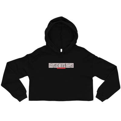 S/C Crop Hoodie Pretty Pink Rectangle