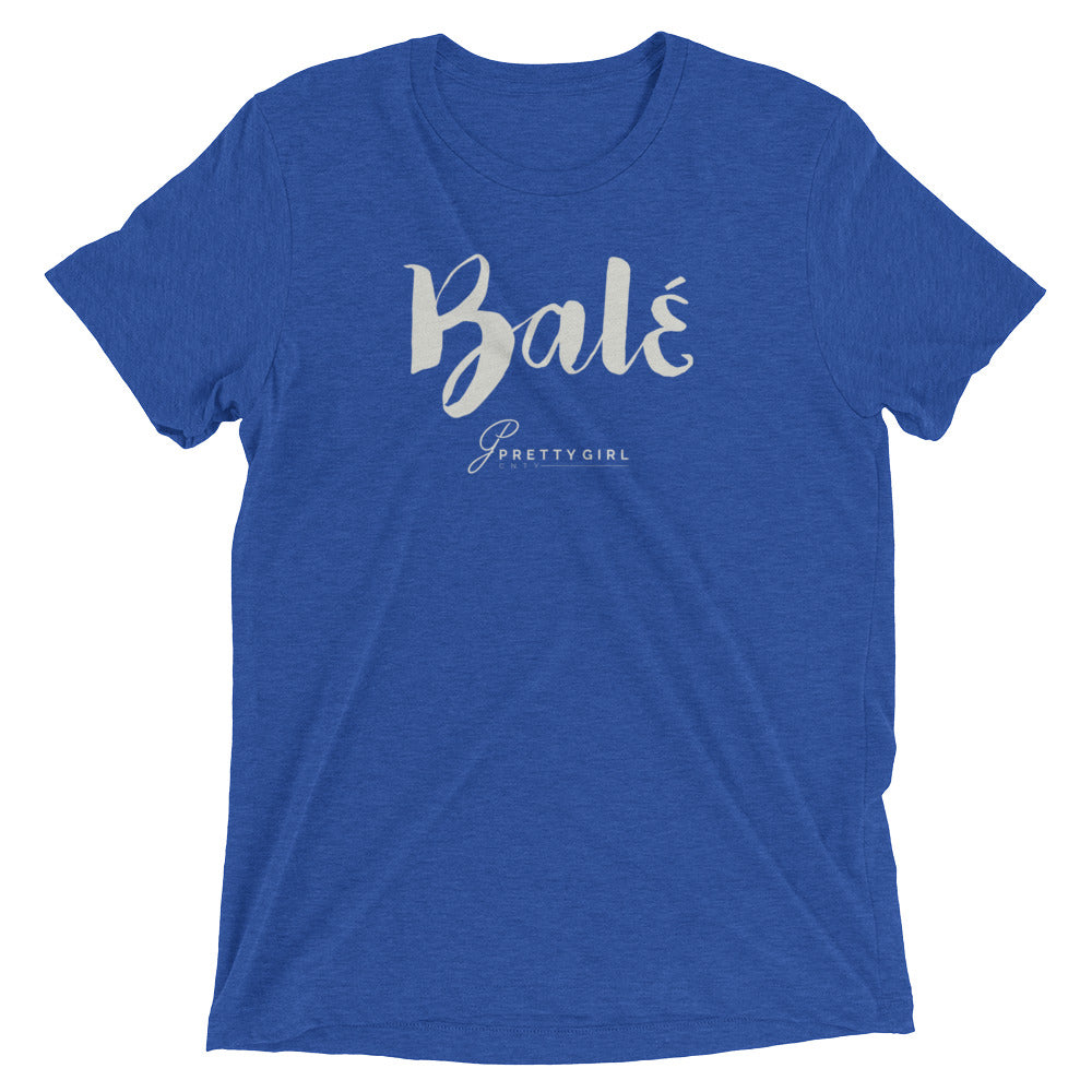 B/C Short-Sleeve Unisex Tri-Blend T-shirt Bale White