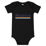 S/C Short sleeve baby bodysuit Think Positive