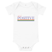 S/C Short sleeve baby bodysuit Think Positive