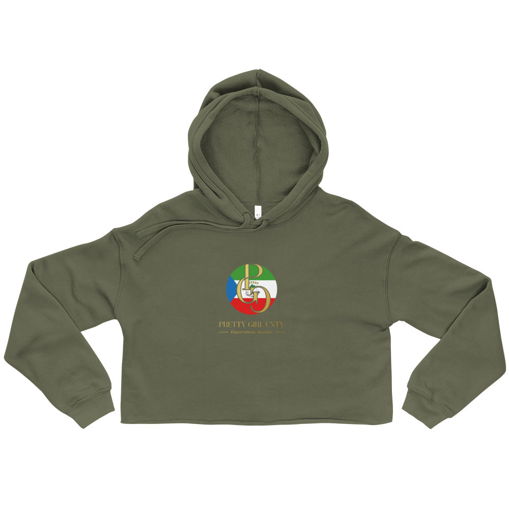 G/C Women’s Crop Hoodie Equatorial Guinea  Gold