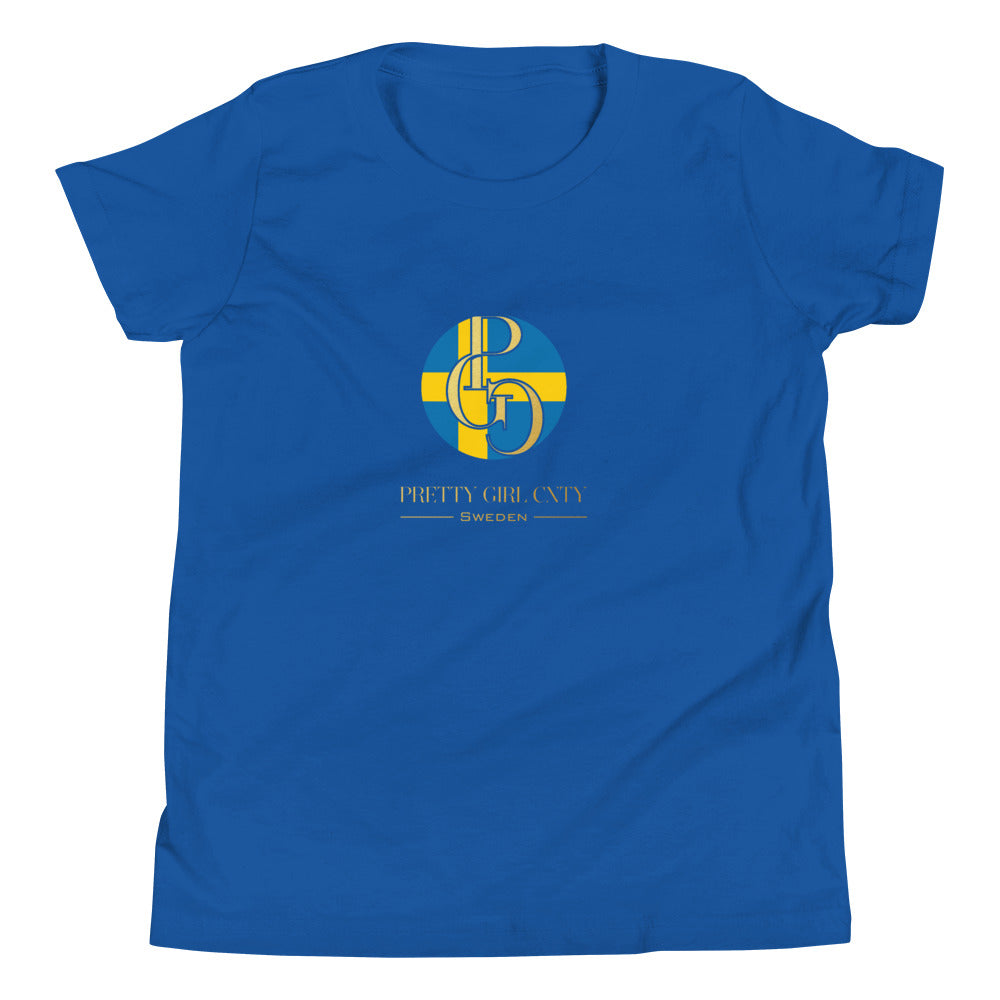 G/C Girl's T-Shirt Sweden Gold