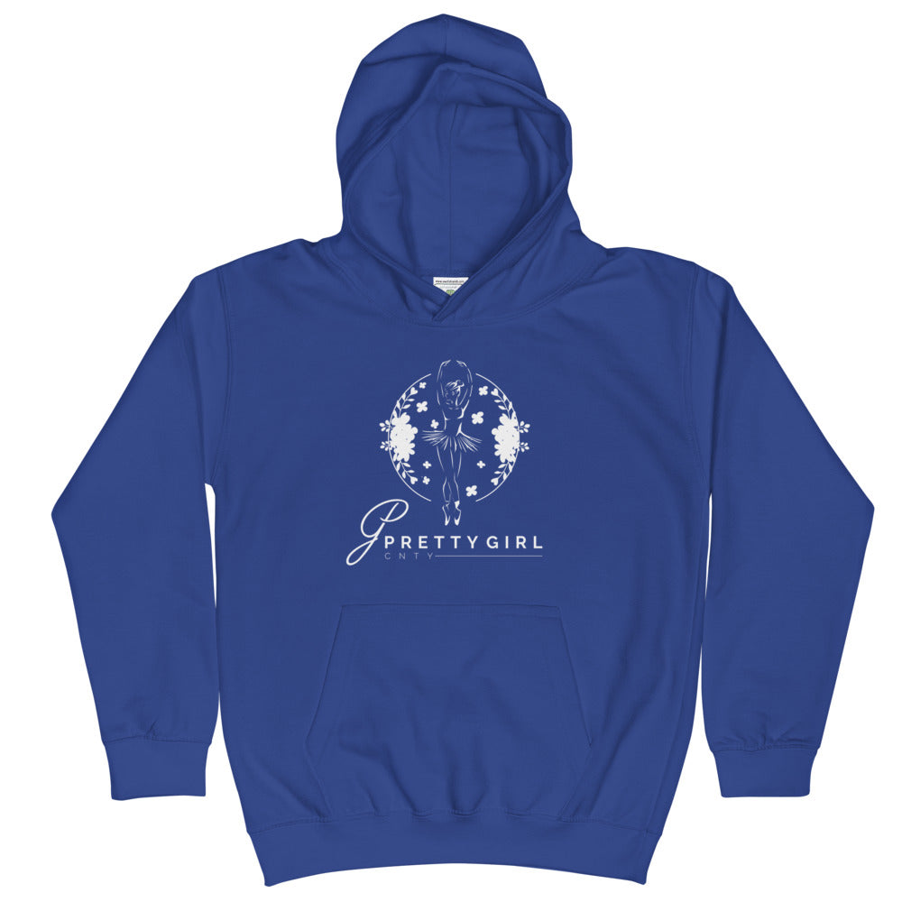 B/C Kids Hoodie Classic Ballerina White
