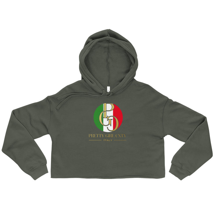 G/C Women’s Crop Hoodie Italy Gold
