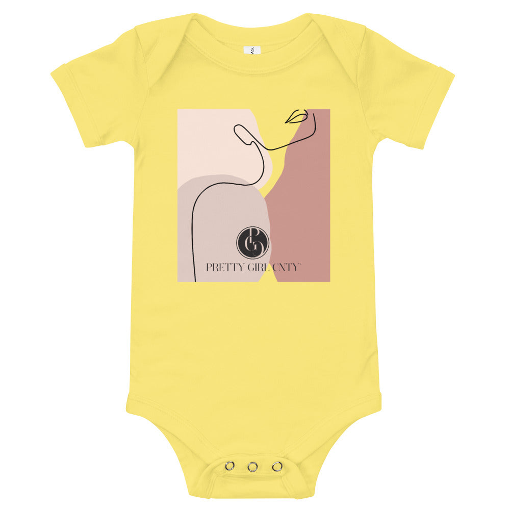 S/C Short sleeve baby bodysuit Palette of Beauty